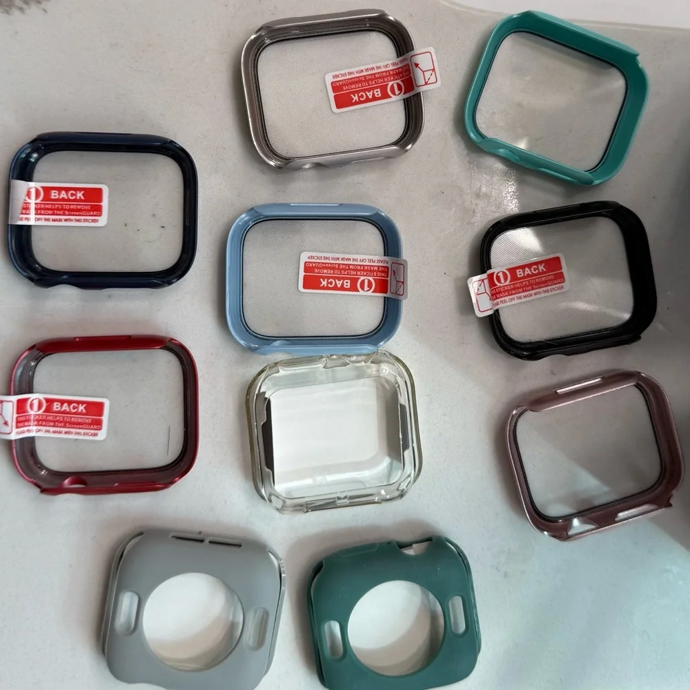 Smartwatch Protective Case Set - assorted colors (10 total)
